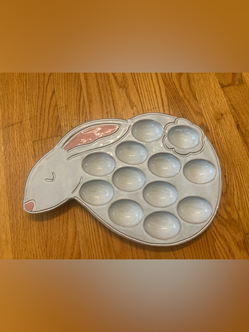 Mud Pie- Bunny Deviled egg tray